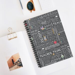 Teacher Tribe Spiral Notebook – Ruled Line
