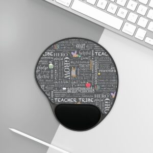 Teacher Tribe Mouse Pad With Wrist Rest